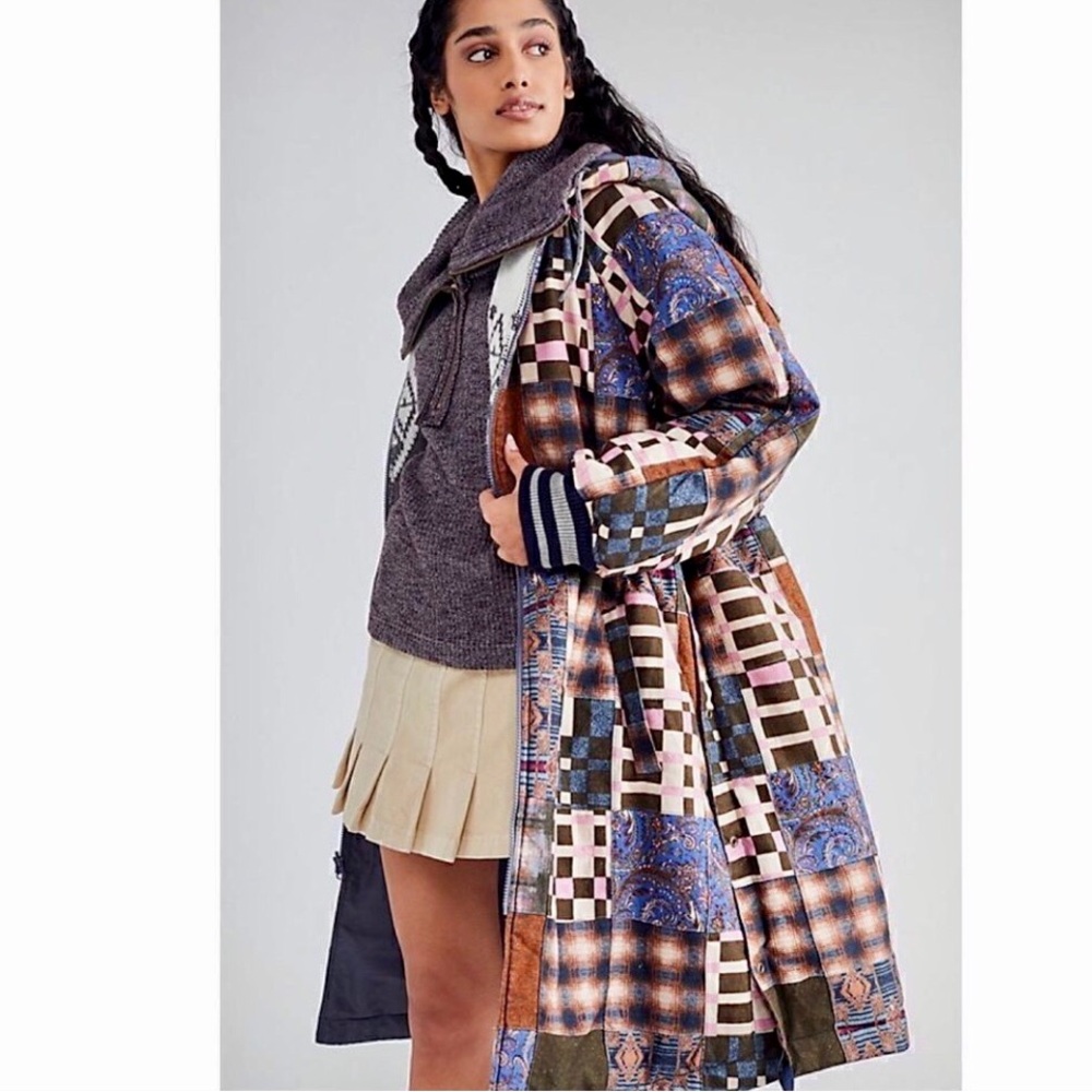 FREE PEOPLE SIENNA REVERSIBLE Parka Maxi Coat